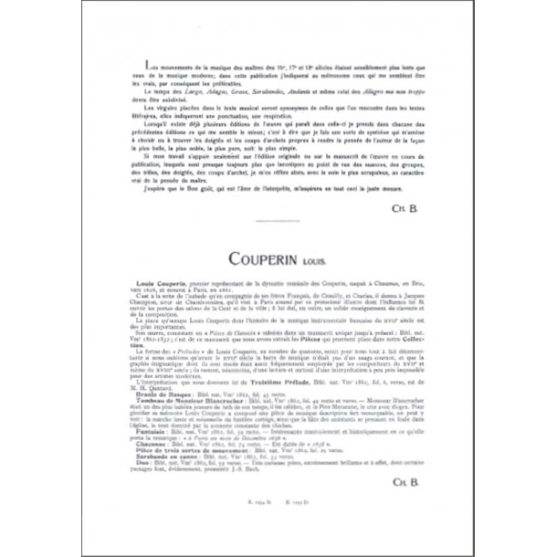 Pieces De Clav.V1 Et V2